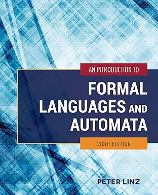 An Introduction to Formal Languages and Automata cover