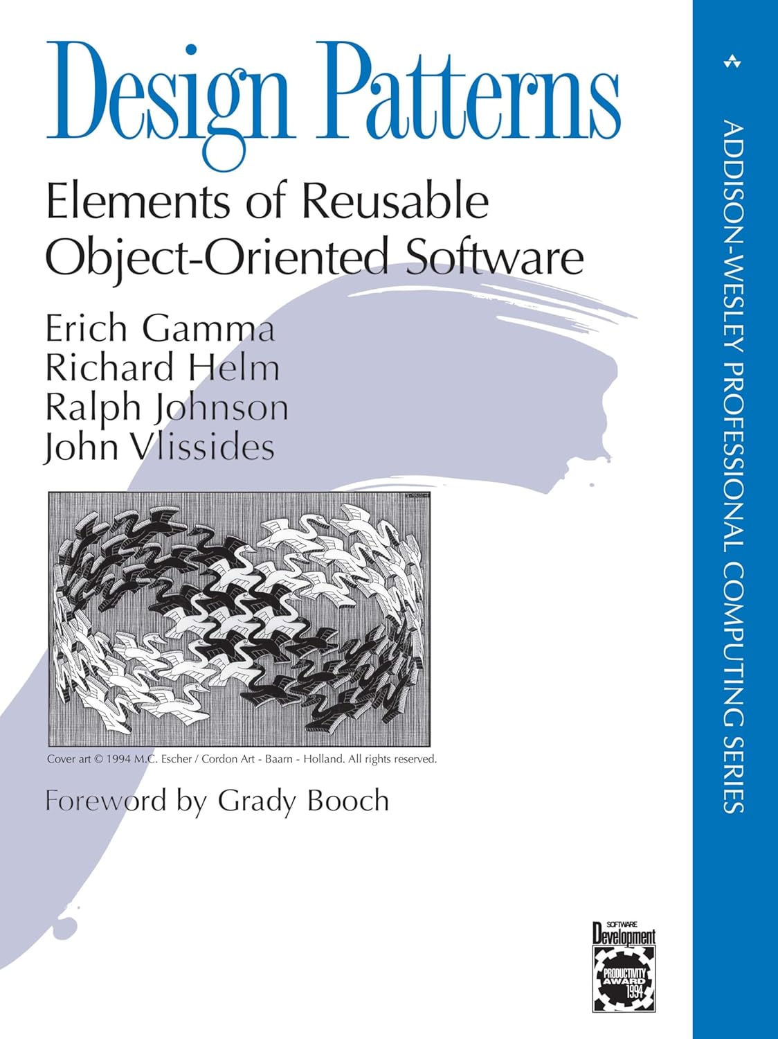 Design patterns : elements of reusable object-oriented software cover